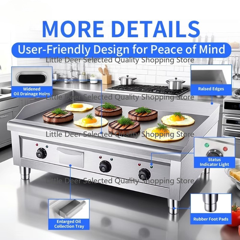 16mm Commercial Restaurant Kit - Commercial Kitchen Griddle avis et prix