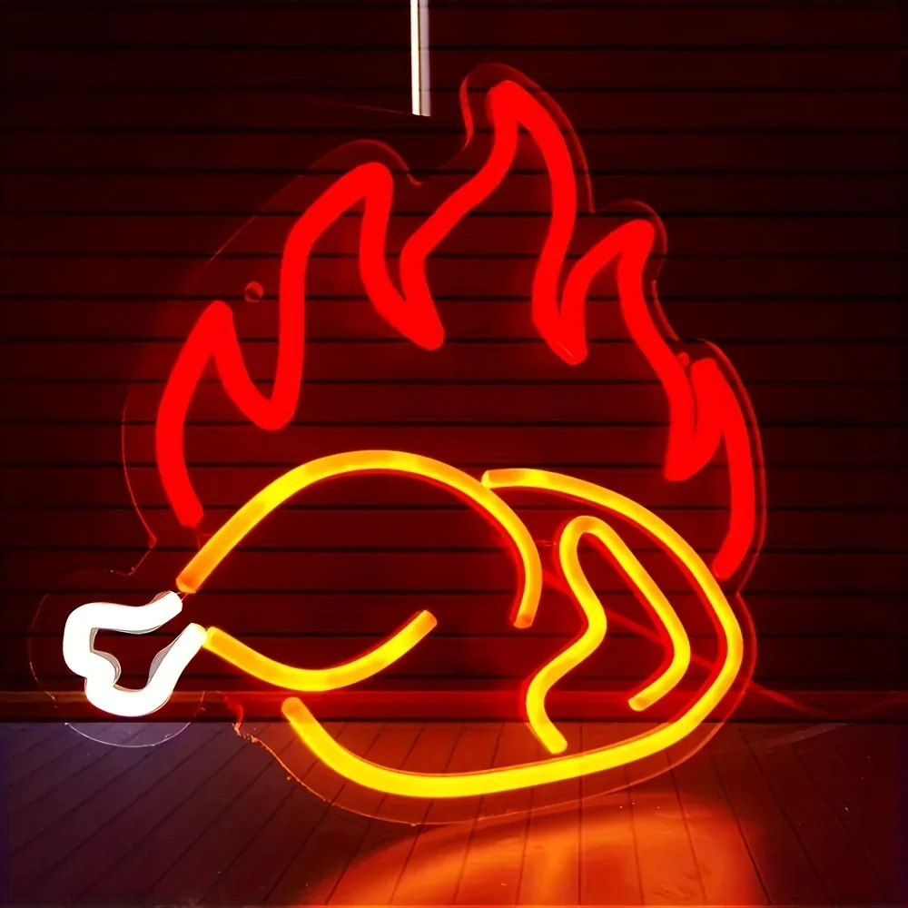 Grilled Chicken Neon Sign LED  - Commercial Kitchen Light avis et prix