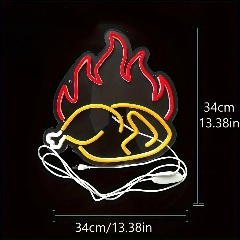 Grilled Chicken Neon Sign LED  - Commercial Kitchen Light avis et prix