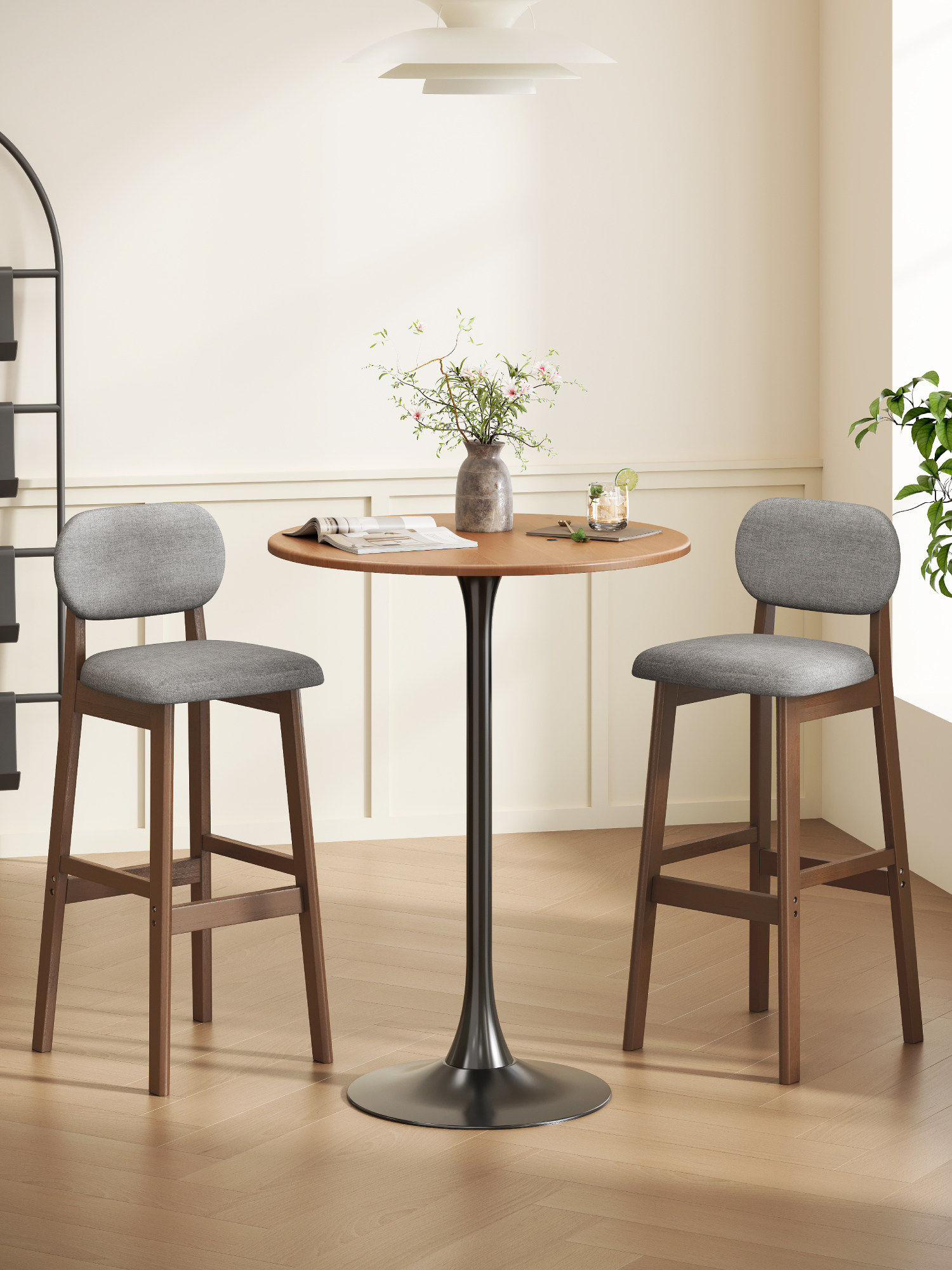 Modern Round Bar Table with Hi - Commercial Kitchen Small Space avis et prix