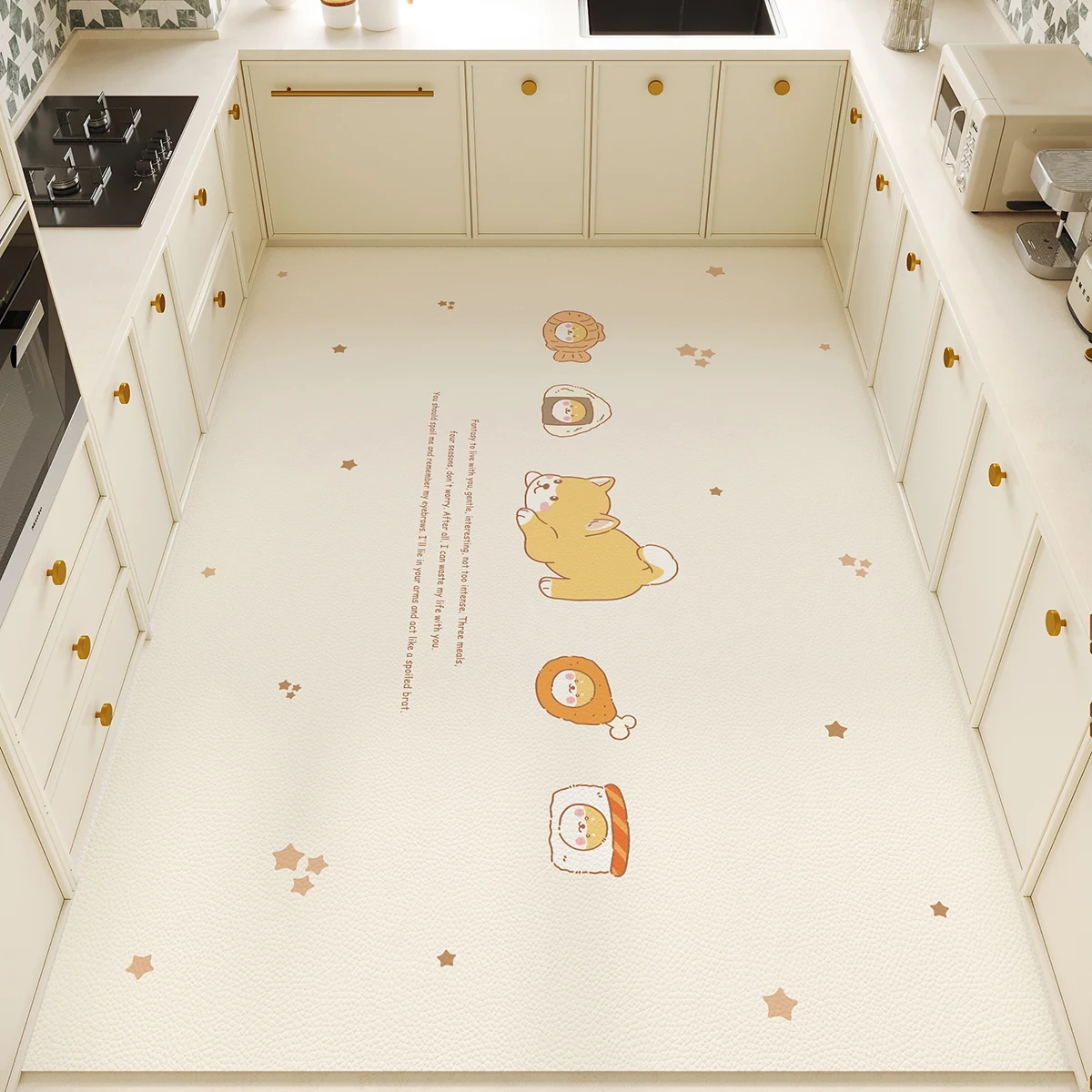 PVC Kitchen Carpet Waterproof  - Commercial Kitchen Vinyl Flooring avis et prix