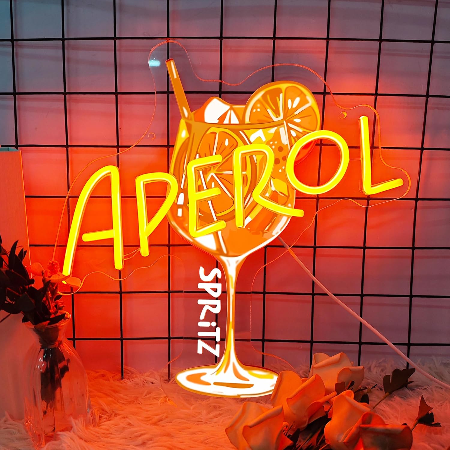 Orange/Aperol Spritz Neon Sign - Commercial Kitchen Light avis et prix