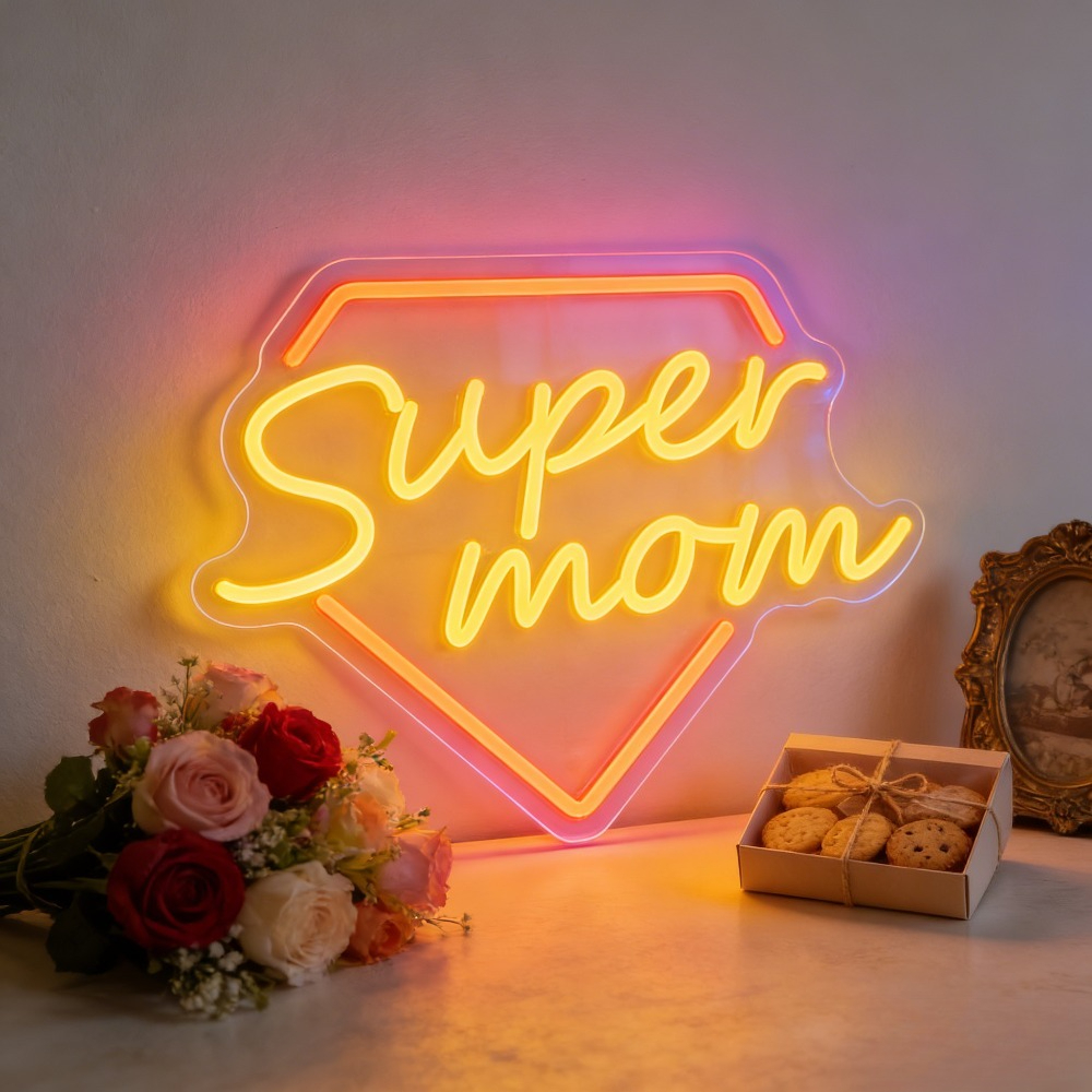 Super Mom Neon Sign LED Wall L - Commercial Kitchen Light avis et prix