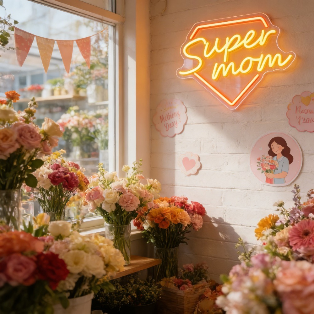 Super Mom Neon Sign LED Wall L - Commercial Kitchen Light avis et prix