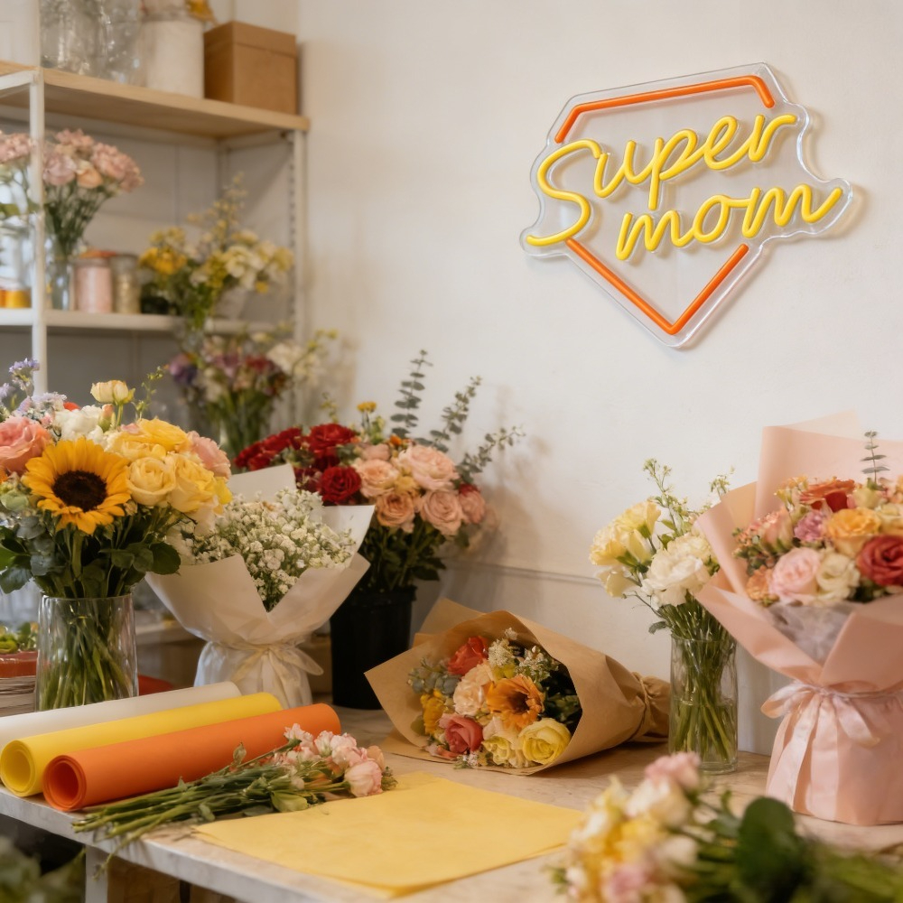 Super Mom Neon Sign LED Wall L - Commercial Kitchen Light avis et prix