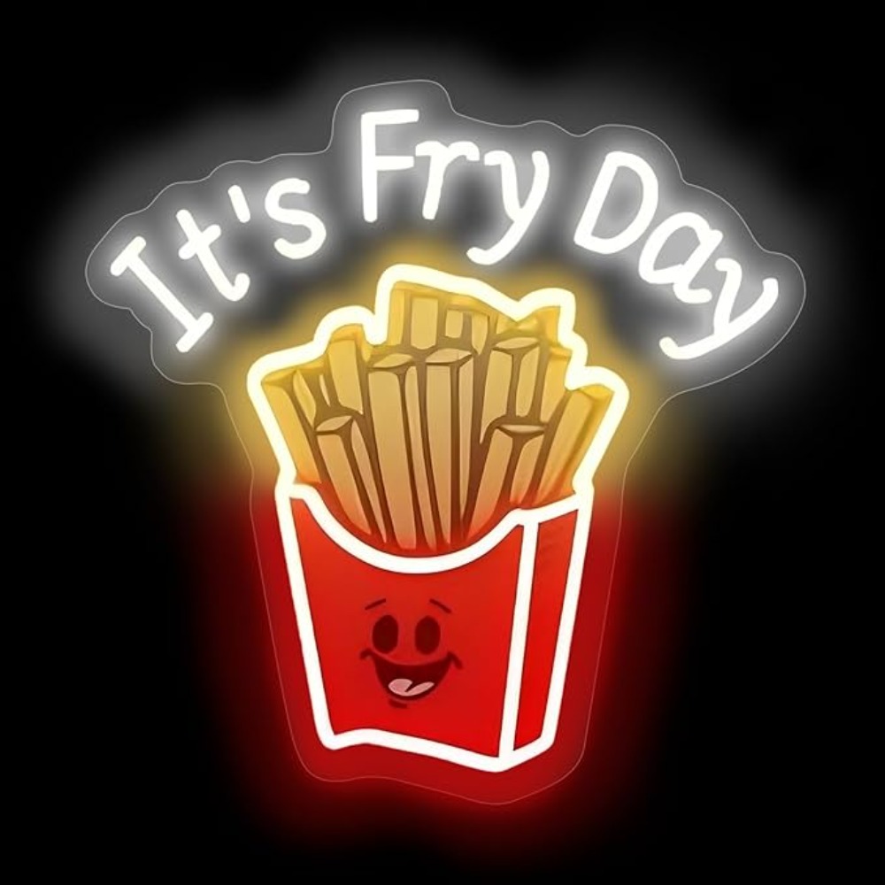 French Fries Neon Light,It's F - Commercial Kitchen Light avis et prix