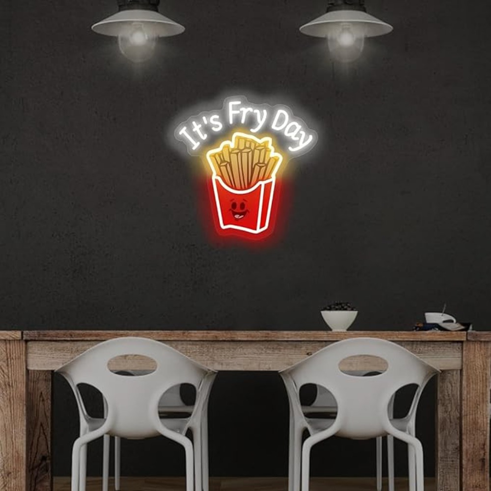 French Fries Neon Light,It's F - Commercial Kitchen Light avis et prix