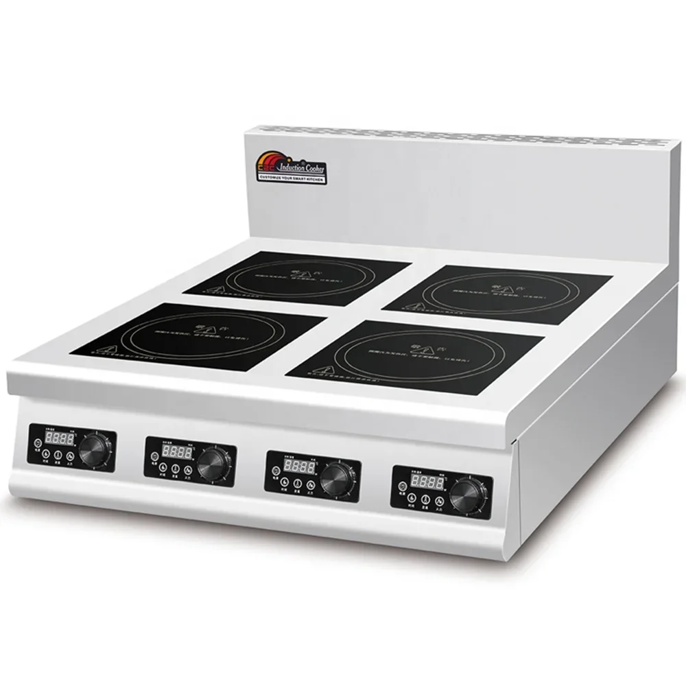 4 Burner Flat Industrial Comme - Range Commercial Kitchen avis et prix