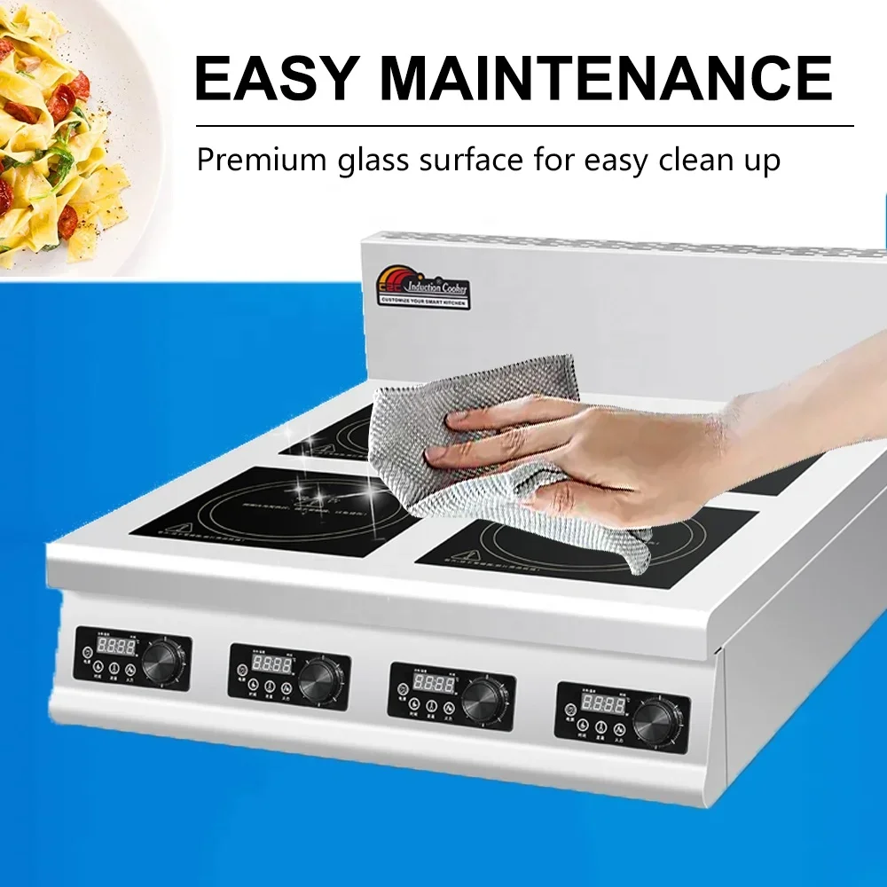 4 Burner Flat Industrial Comme - Range Commercial Kitchen avis et prix