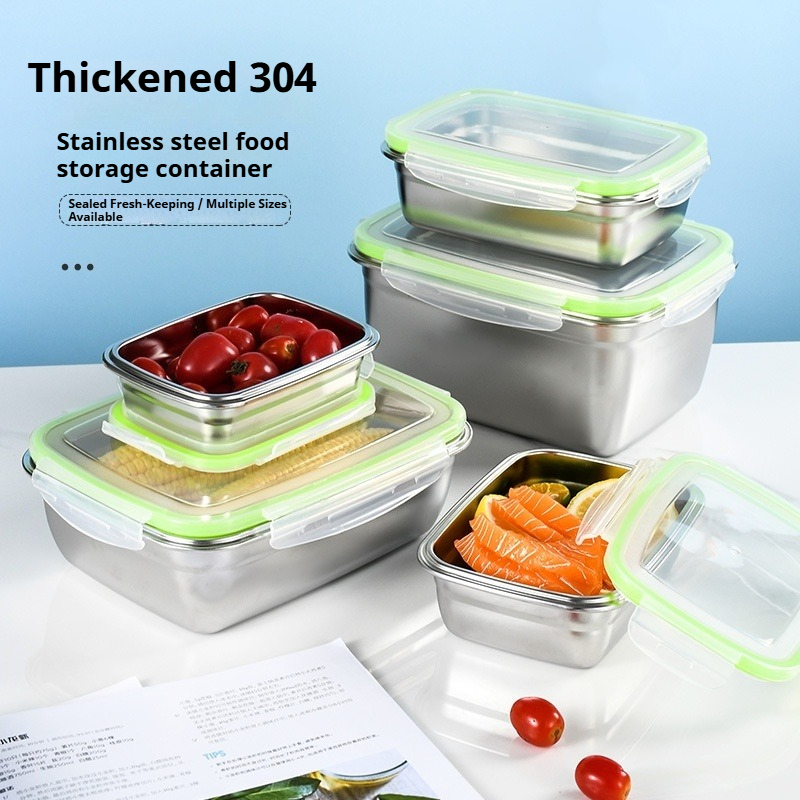 304 Stainless Steel Lunch Box  - Commercial Kitchen Utensil Organizer avis et prix