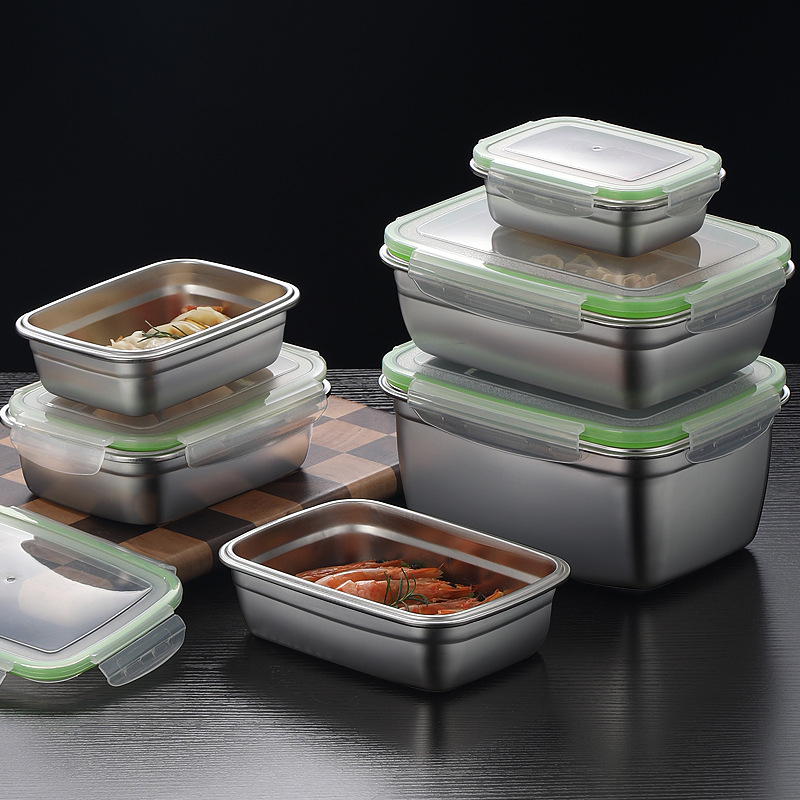 304 Stainless Steel Lunch Box  - Commercial Kitchen Utensil Organizer avis et prix