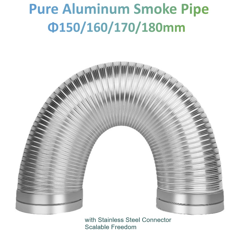 Φ90-180mm Pure Aluminum Smoke  - Commercial Kitchen Ventilation avis et prix