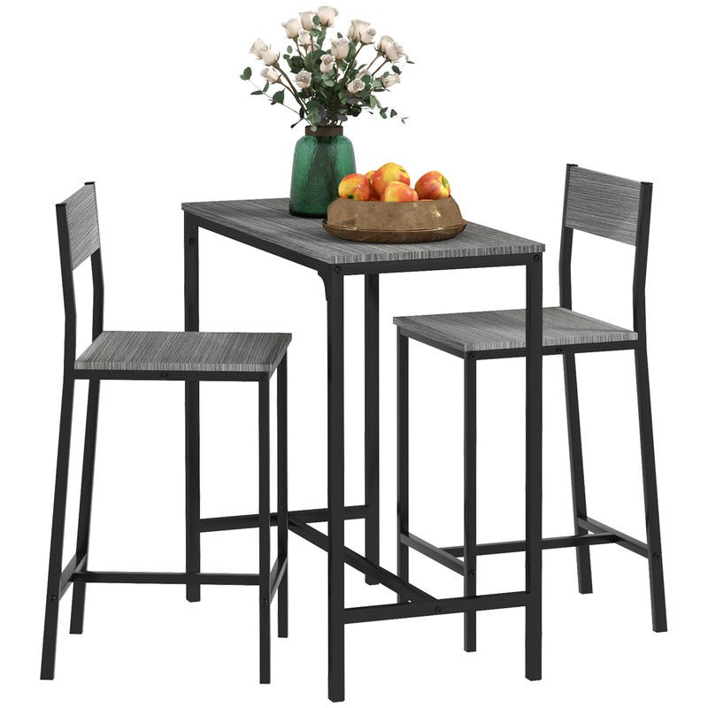 3 Piece Bar Table and Chairs,  - Commercial Kitchen Small Space avis et prix