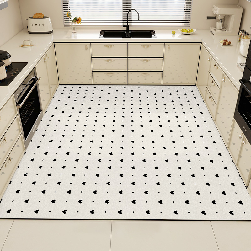 Black Kitchen Rug Pvc Waterpro - Commercial Kitchen Vinyl avis et prix