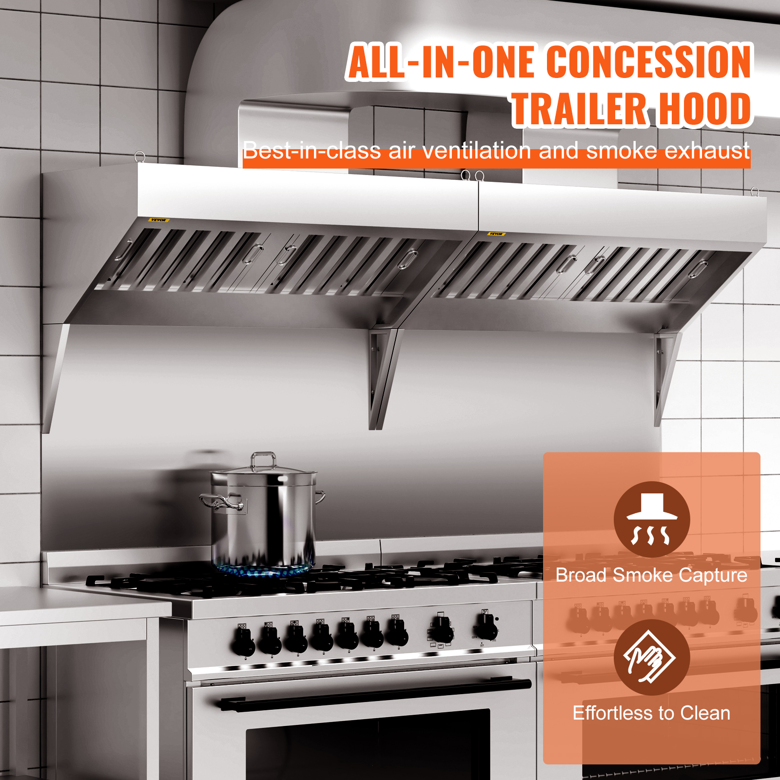 4/5/6/7/8/9FT Commercial Exhau - Commercial Kitchen Vent avis et prix