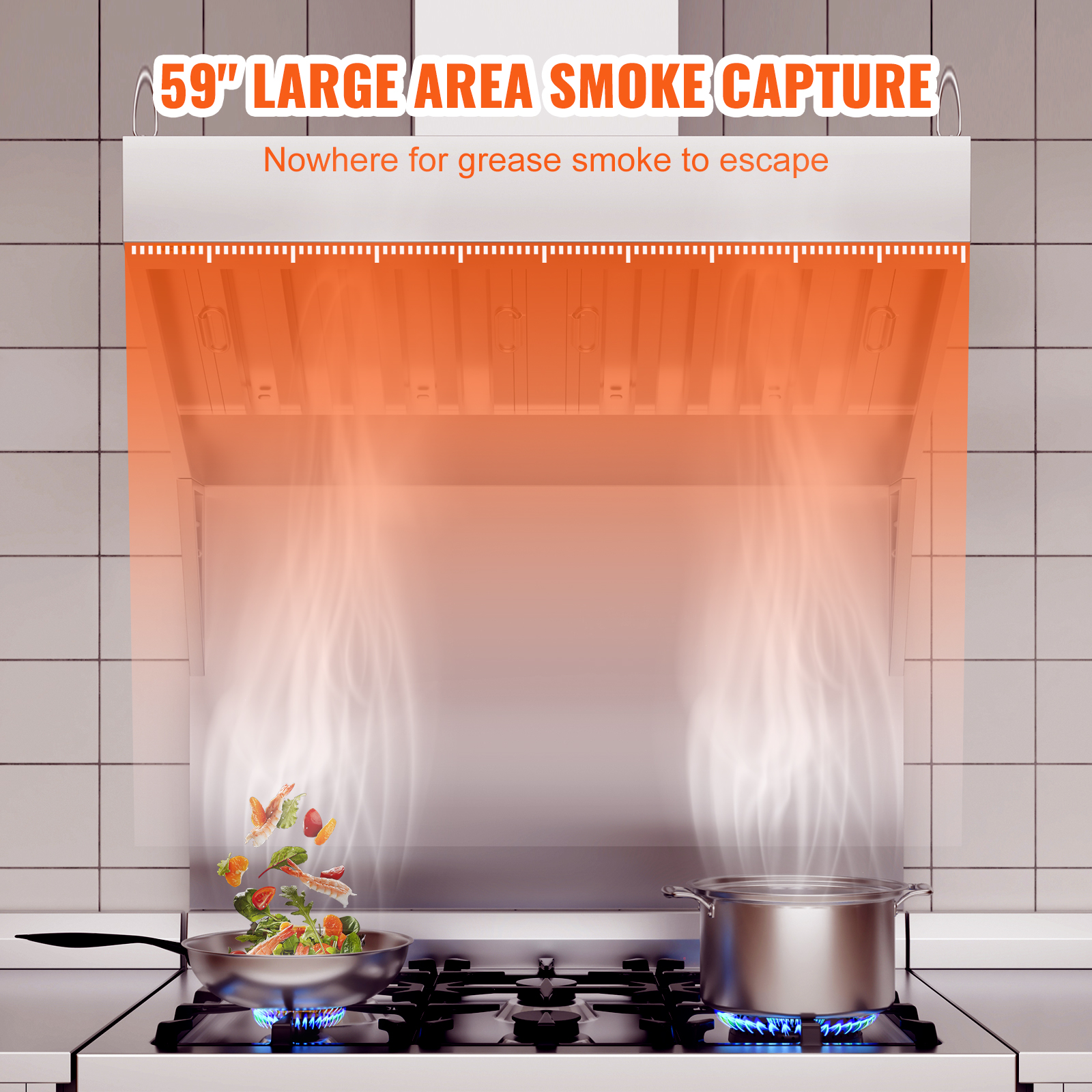 4/5/6/7/8/9FT Commercial Exhau - Commercial Kitchen Vent avis et prix
