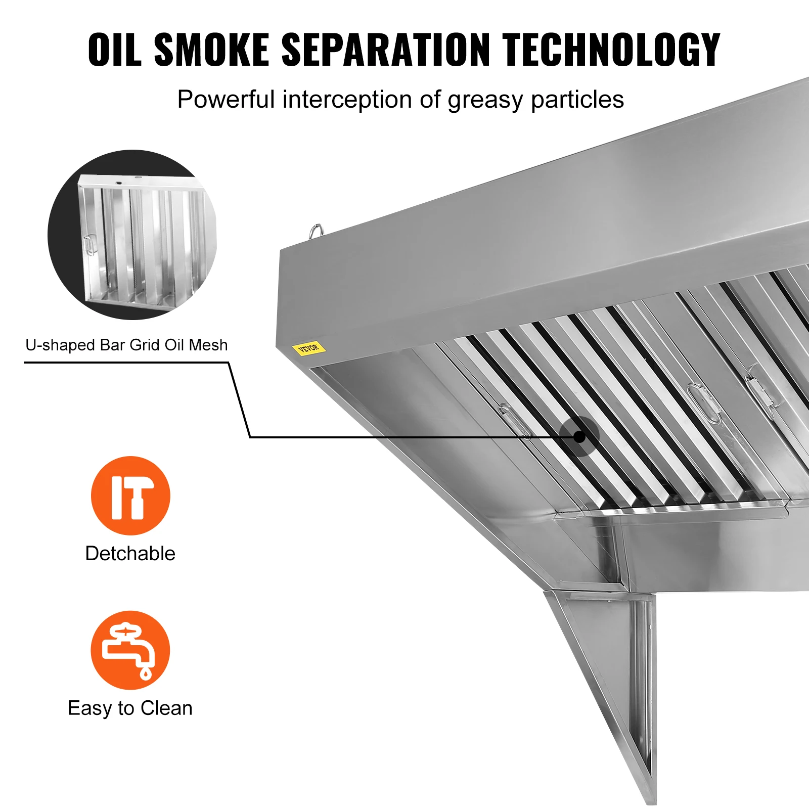 4/5/6/7/8/9FT Commercial Exhau - Commercial Kitchen Vent avis et prix