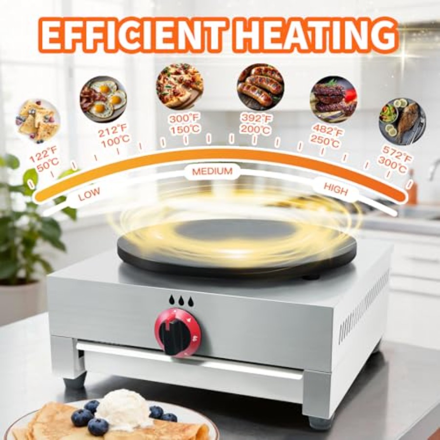 Commercial kitchen crepe maker - Commercial Kitchen Griddle avis et prix