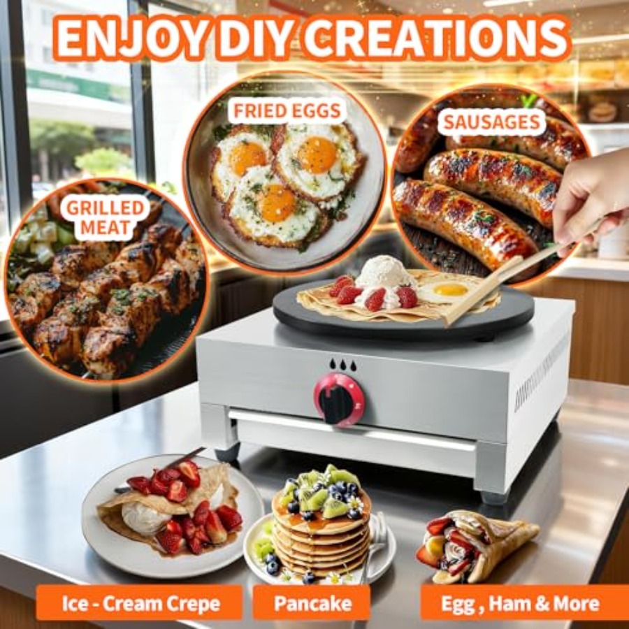 Commercial kitchen crepe maker - Commercial Kitchen Griddle avis et prix