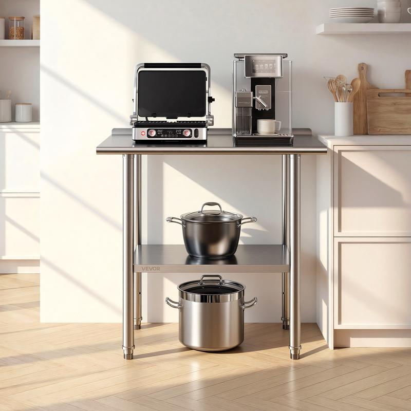 Stainless Steel Work Table, 24 - Commercial Kitchen Table avis et prix