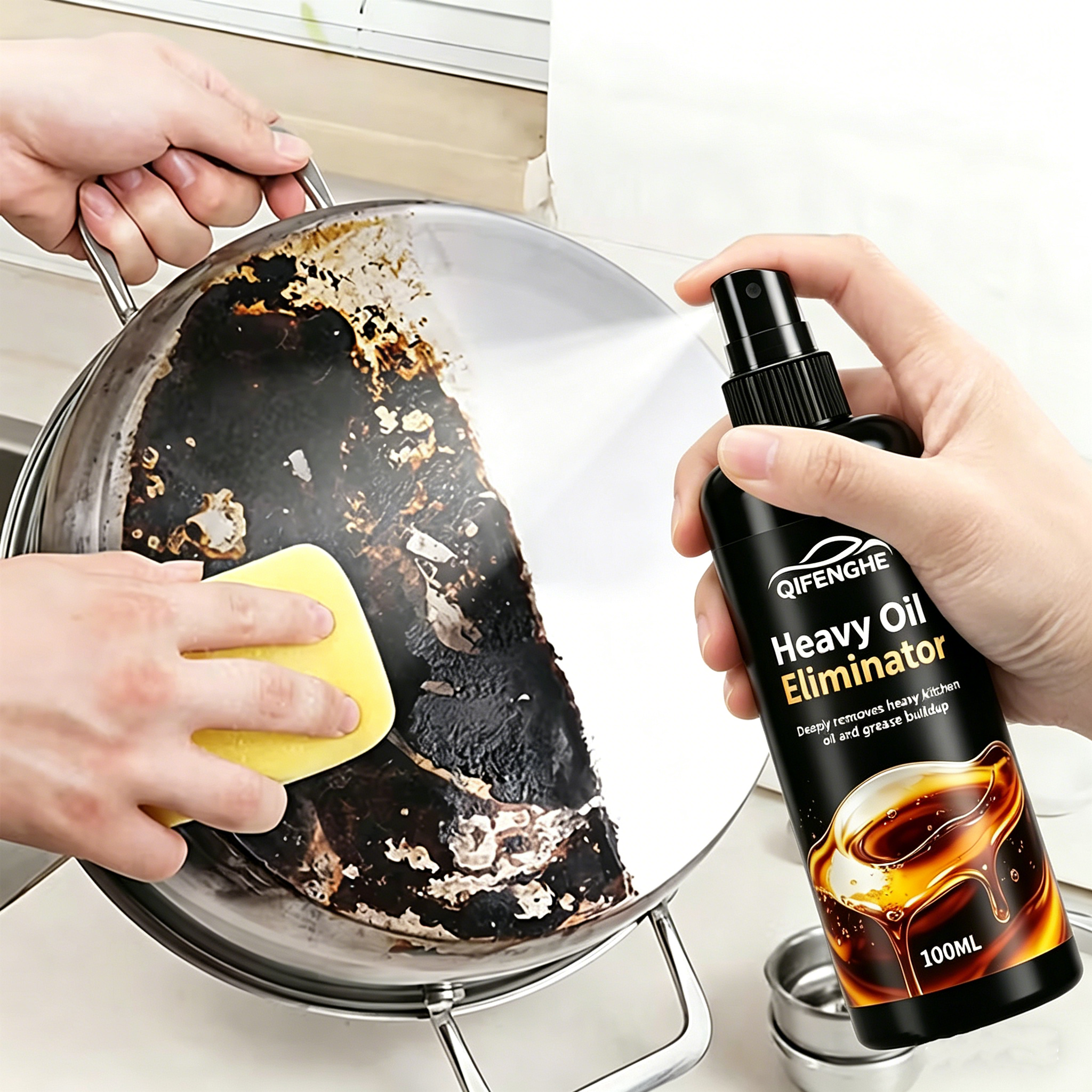 Heavy Oil Eliminator Spray, Ki - Commercial Kitchen Grease Cleaner avis et prix