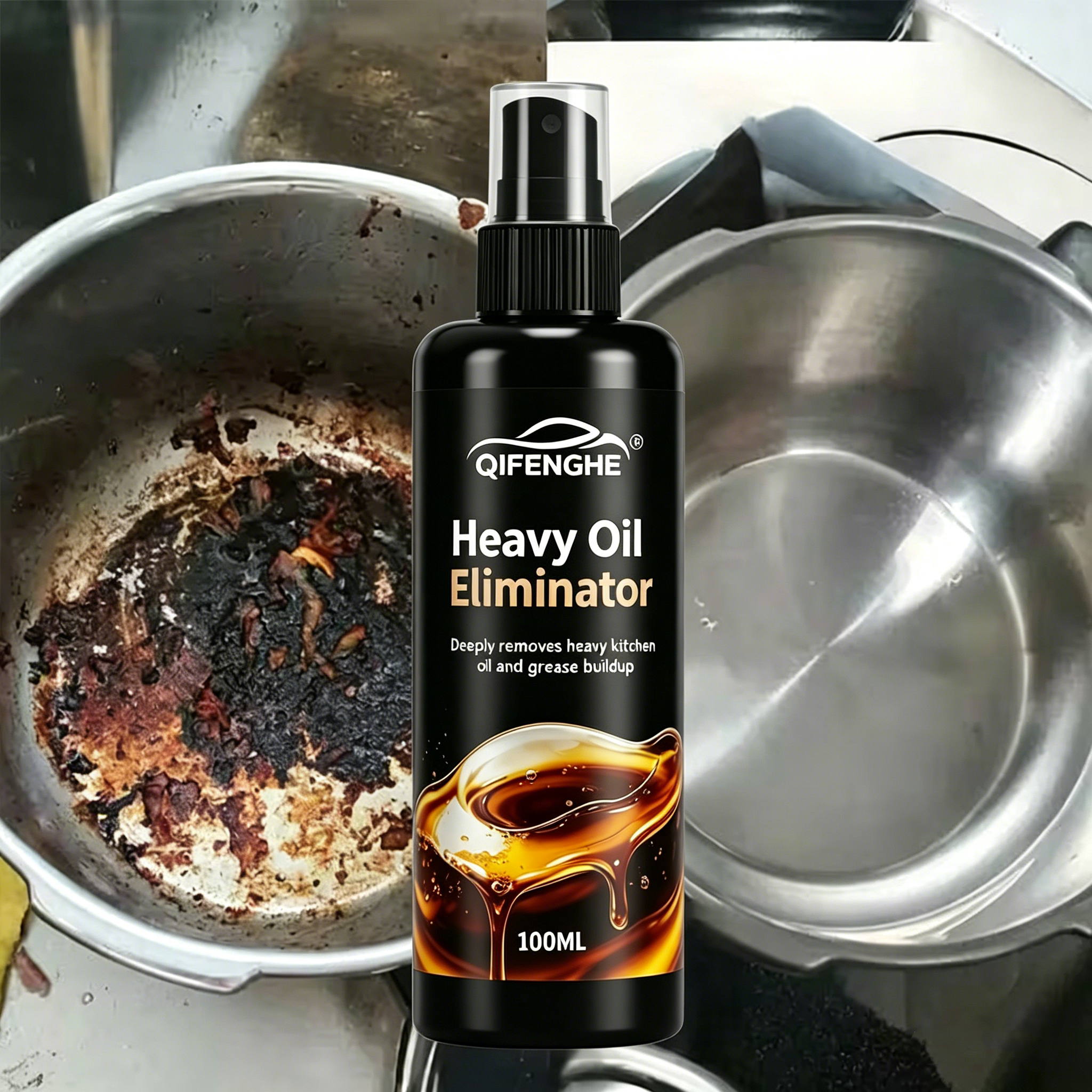 Heavy Oil Eliminator Spray, Ki - Commercial Kitchen Grease Cleaner avis et prix