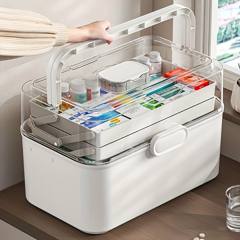 Large Capacity Clear Lid Medic - Commercial Kitchen Utensil Organizer avis et prix
