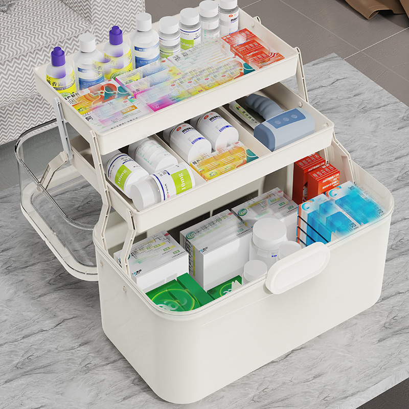 Large Capacity Clear Lid Medic - Commercial Kitchen Utensil Organizer avis et prix