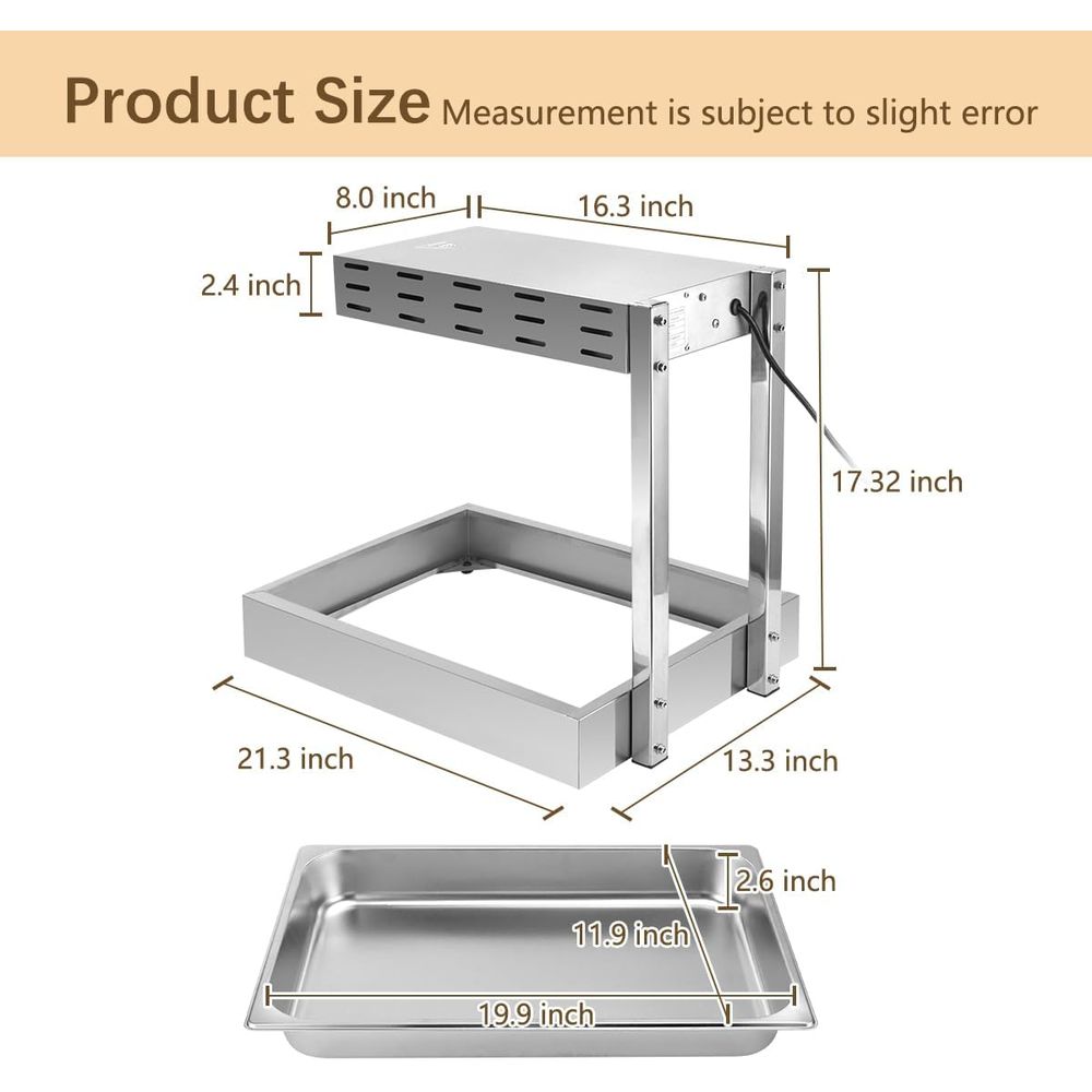 French Fry Warmer, Commercial  - Commercial Kitchen Light avis et prix