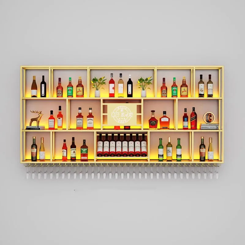 Wall Mounted Kitchen Wine Cabi - Commercial Kitchen Wall Shelves avis et prix