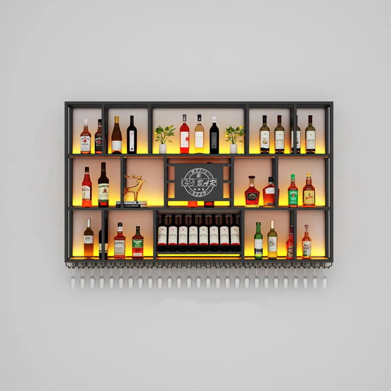 Wall Mounted Kitchen Wine Cabi - Commercial Kitchen Wall Shelves avis et prix