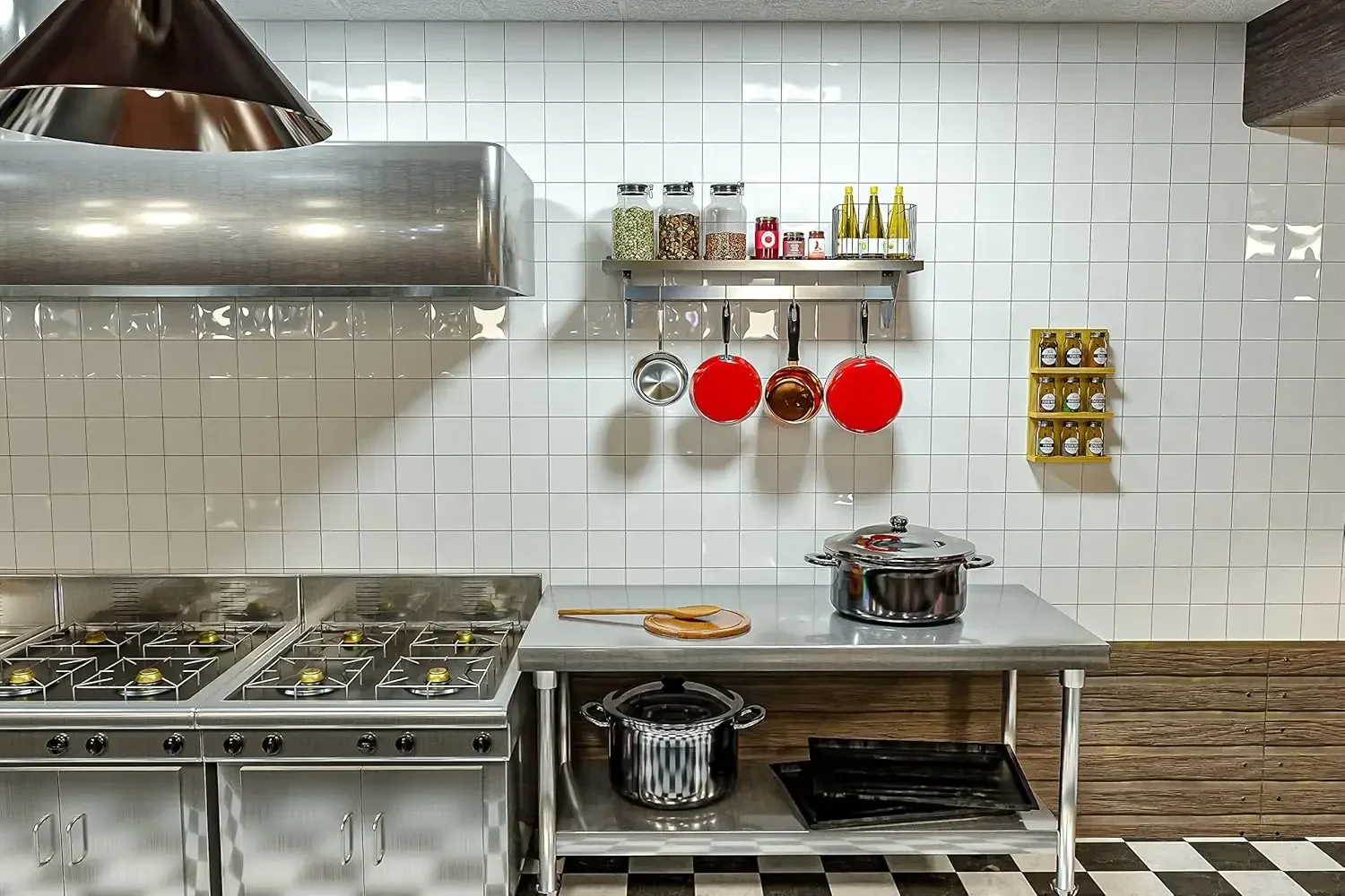 Commercial Wall Mounted Pot Ra - Commercial Kitchen Wall Shelves avis et prix