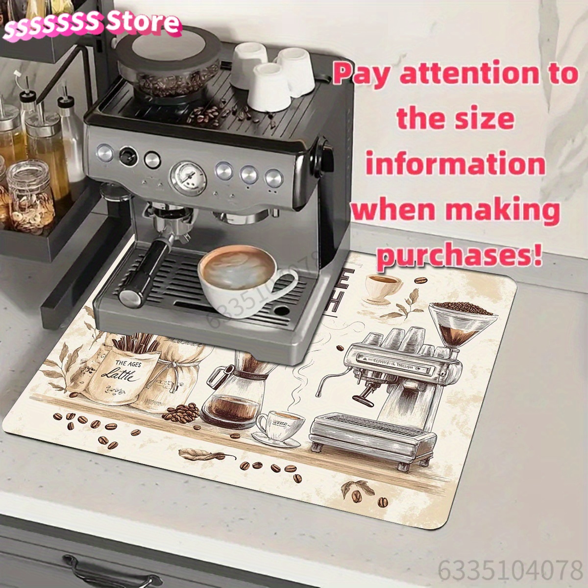 Coffee Machine Mat Suitable fo - Commercial Kitchen Griddle avis et prix