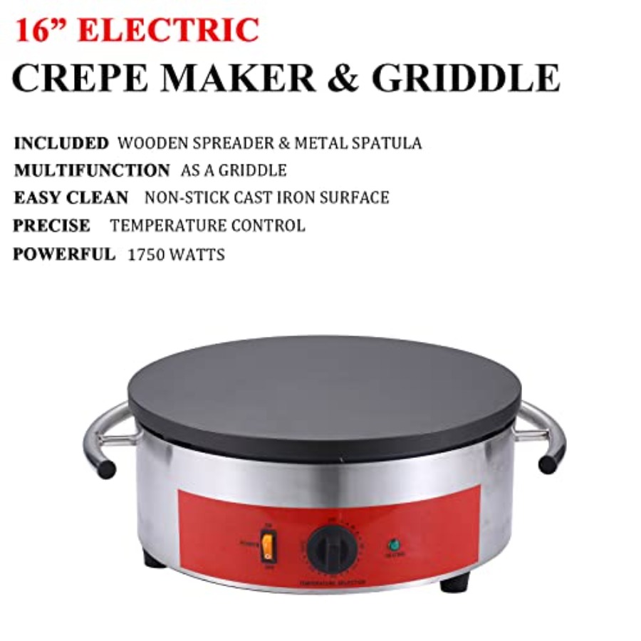 Commercial 16 Inch Crepe Maker - Crepe Maker Griddle avis et prix