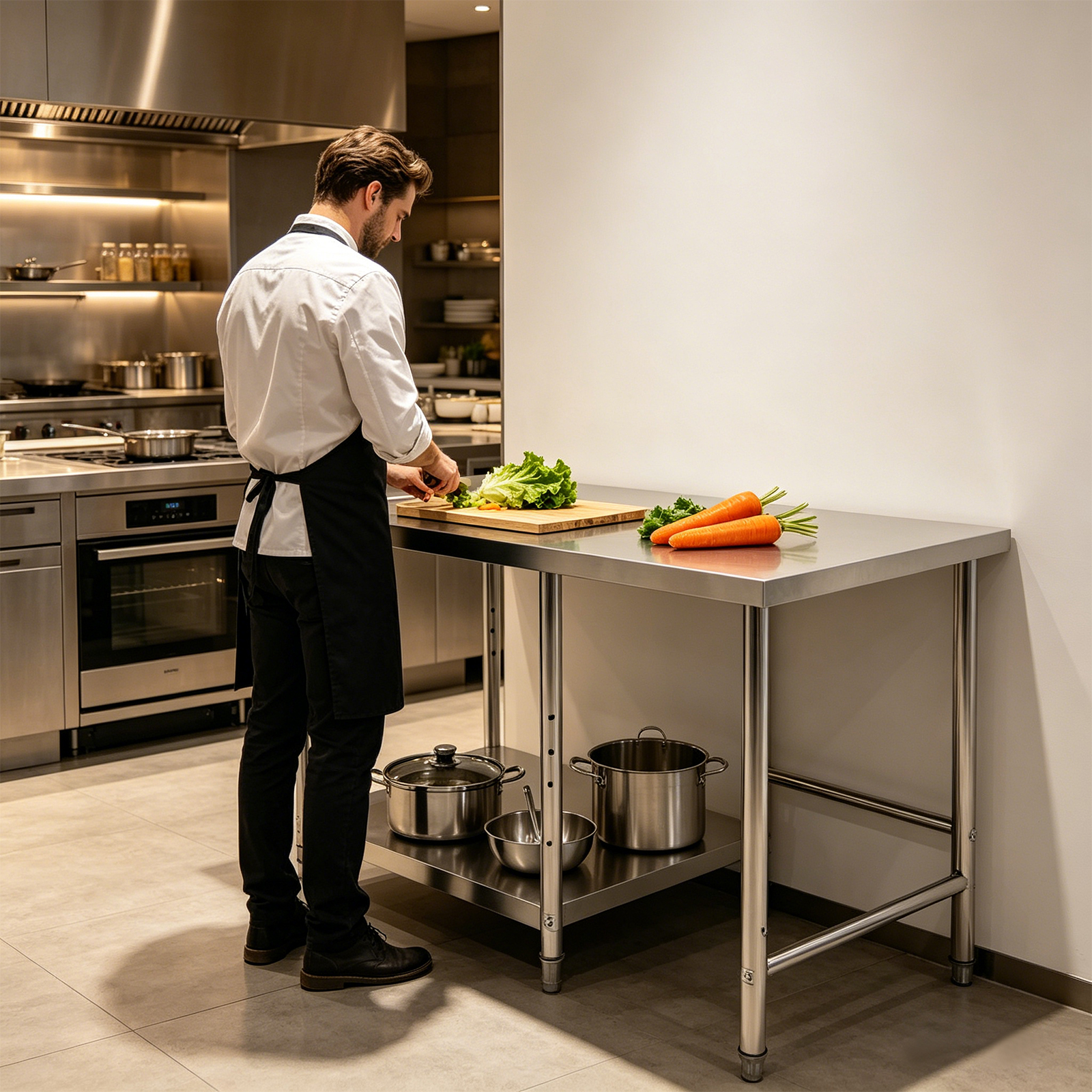 Stainless Steel Prep & Work Ta - Commercial Kitchen Table avis et prix