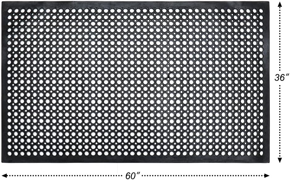 Anti-Fatigue Rubber Floor Mat  - Commercial Kitchen Mats Anti Fatigue avis et prix
