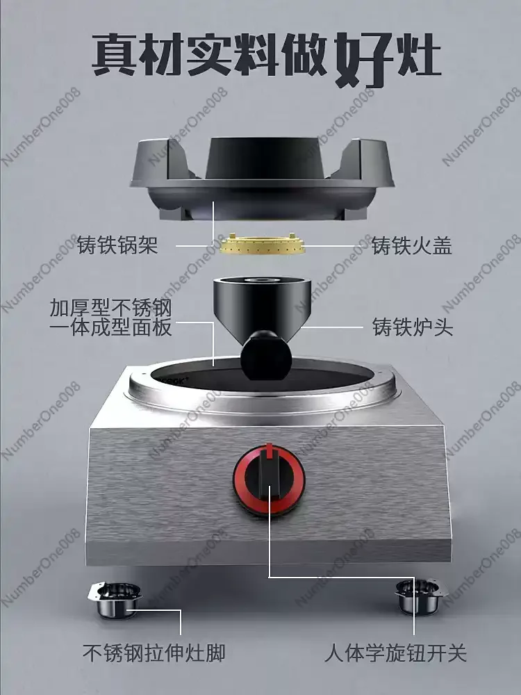 Kitchen Single Gas Stove House - Range Commercial Kitchen avis et prix
