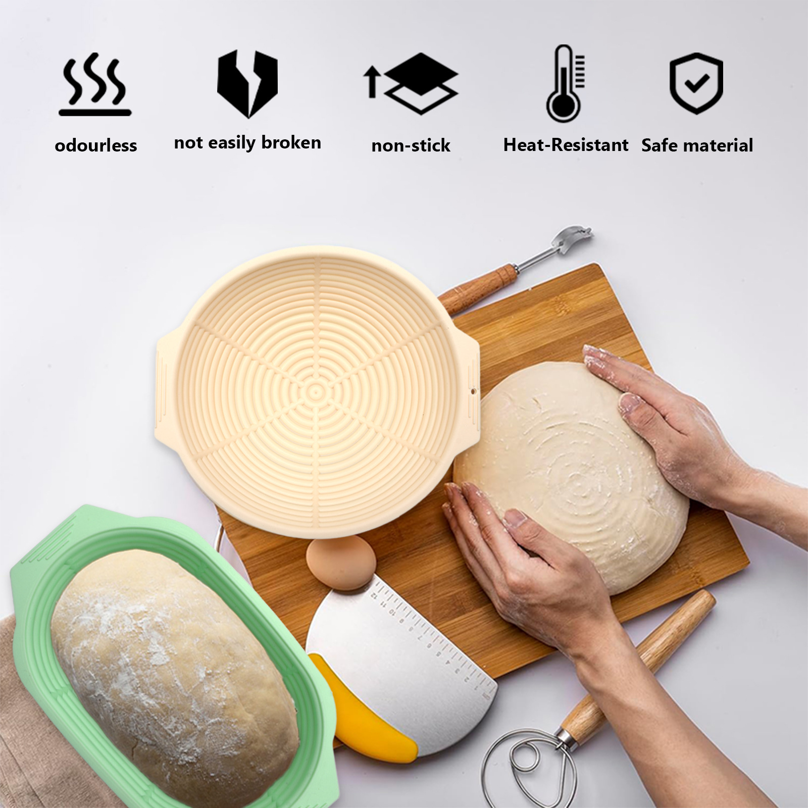 Collapsible Silicone Bread  No - Crepe Maker Griddle avis et prix