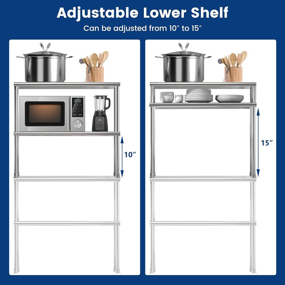 36 Stainless Steel Double Over - Commercial Kitchen Prep Table avis et prix