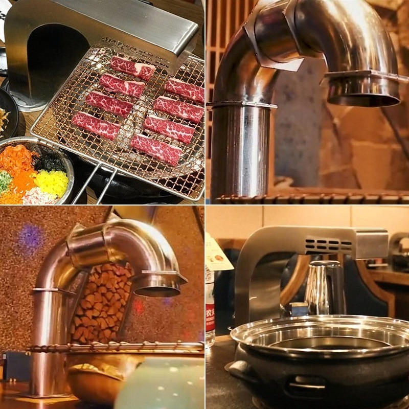 Commercial BBQ Elbow Duct 90°  - Commercial Kitchen Ventilation System avis et prix