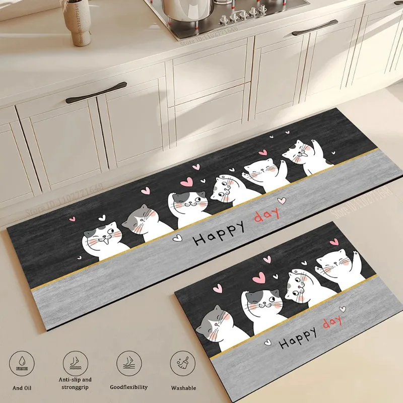 Cat Kitchen Corner  Long Floor - Commercial Kitchen Vinyl avis et prix