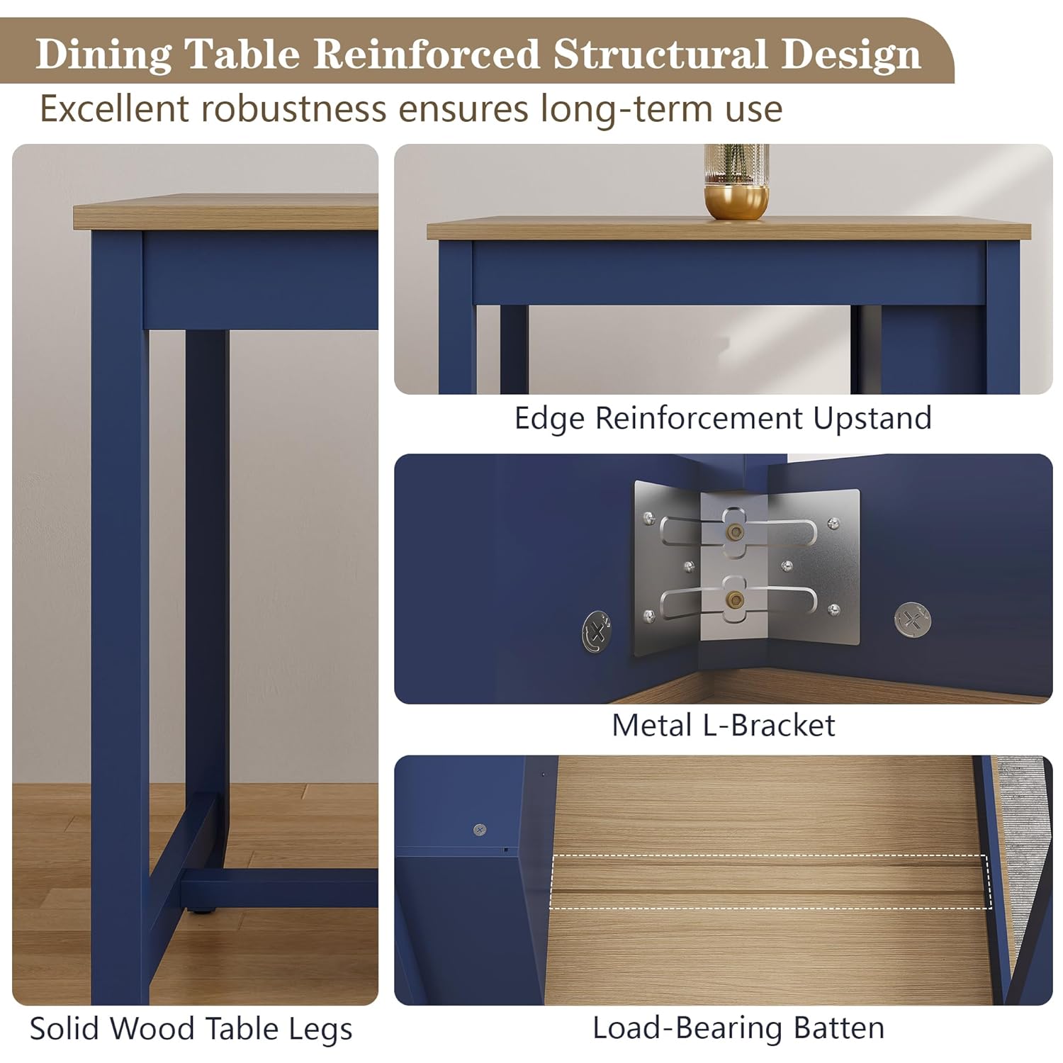 3pc Dining Table Set for 2 Woo - Commercial Kitchen Small Space avis et prix
