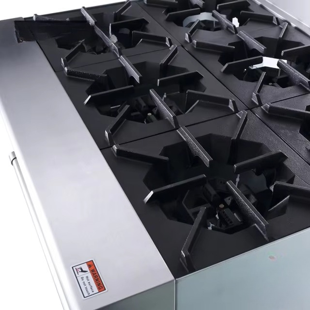 Gas Stove Perfex Gas 6 Burner  - Range Commercial Kitchen avis et prix