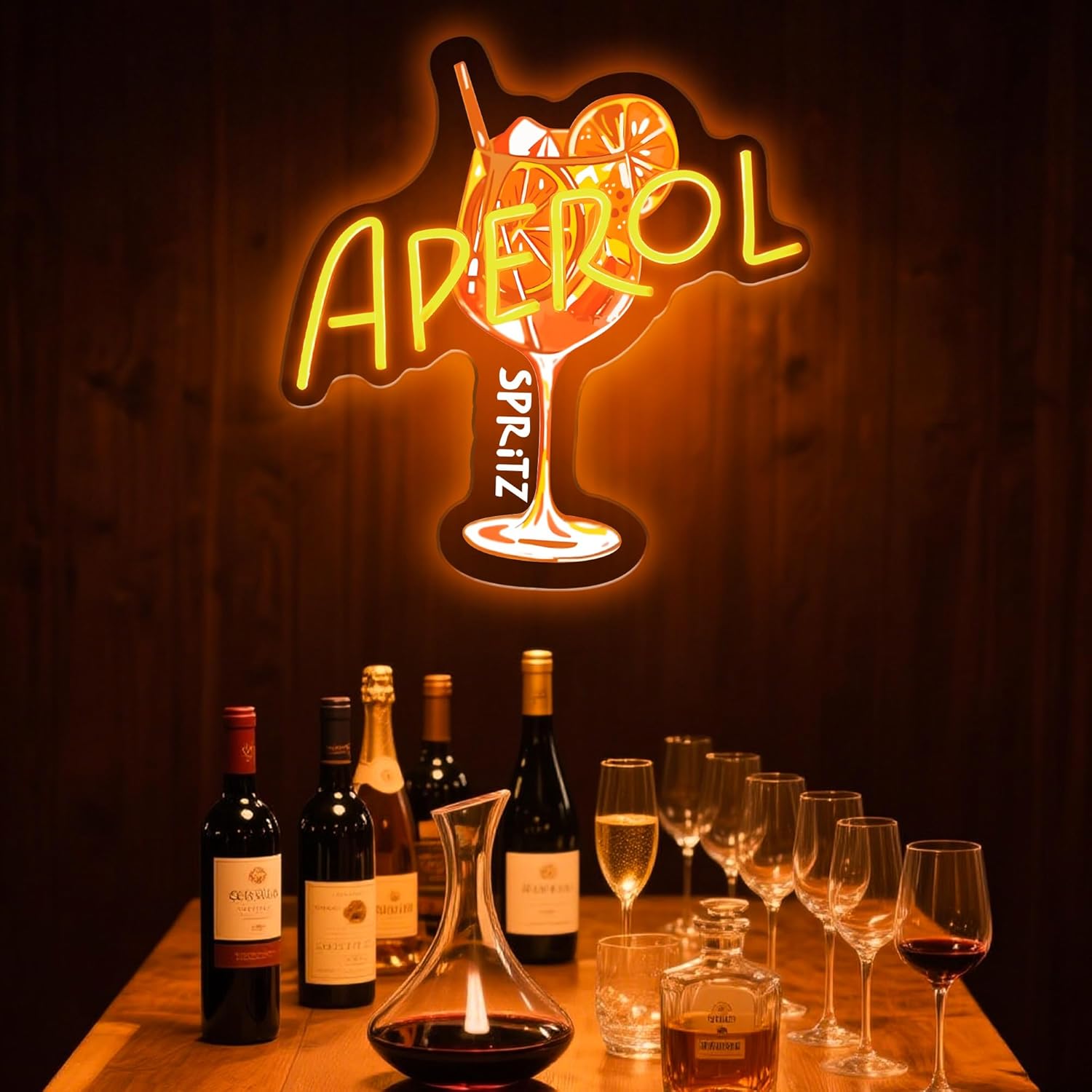 Aperol Spritz Neon Sign LED Co - Commercial Kitchen Light avis et prix
