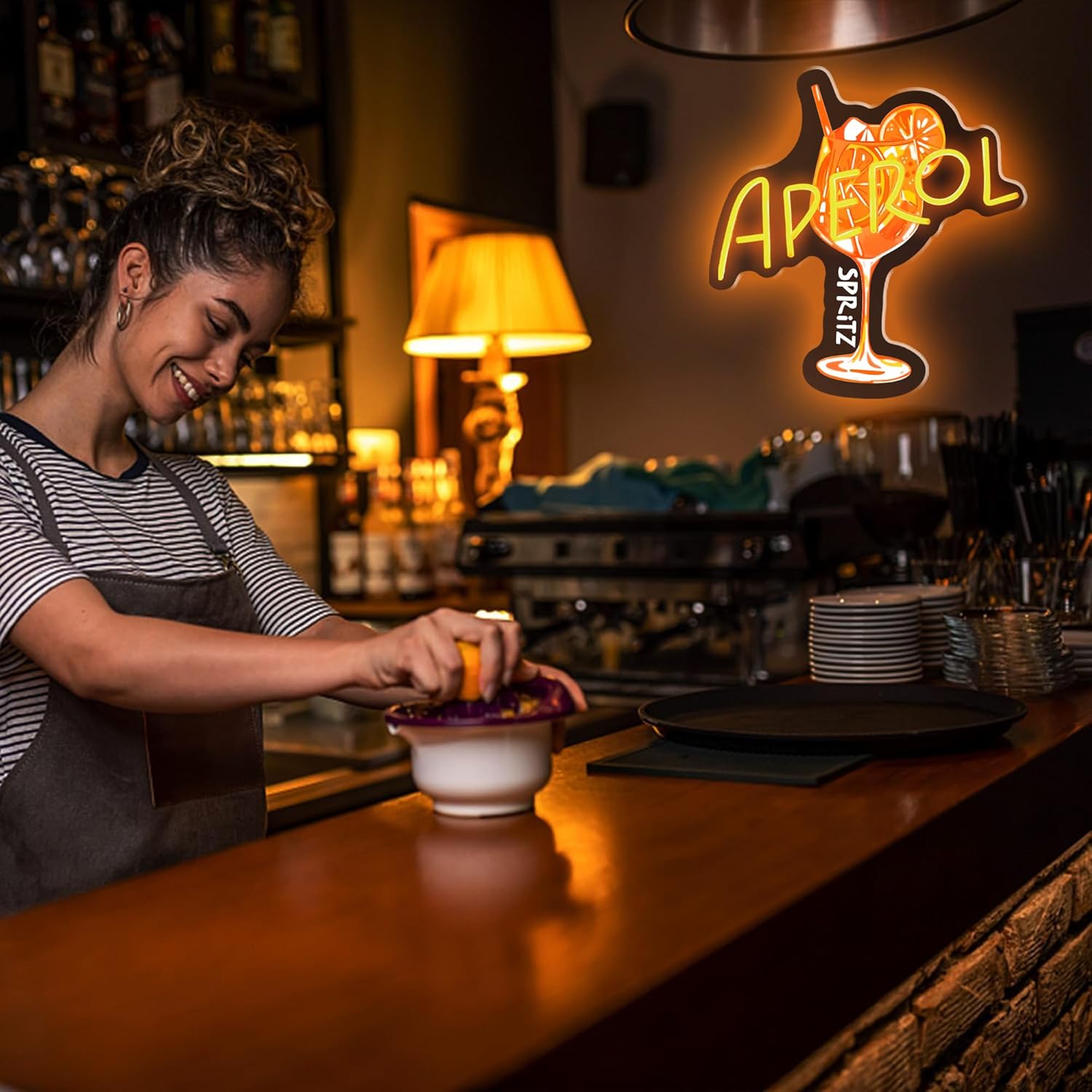 Aperol Spritz Neon Sign LED Co - Commercial Kitchen Light avis et prix
